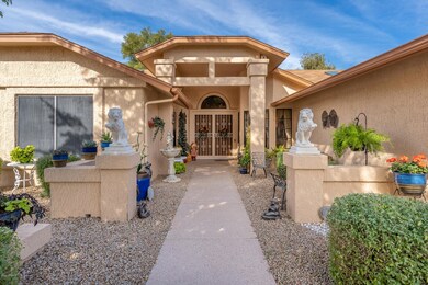 Elegant Double Door Enrty