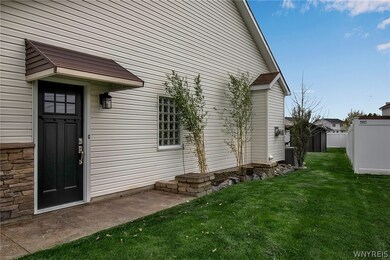 New Custom Covered Garage Service Door