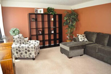 Living Room. Living Room with Recessed Lighting. C