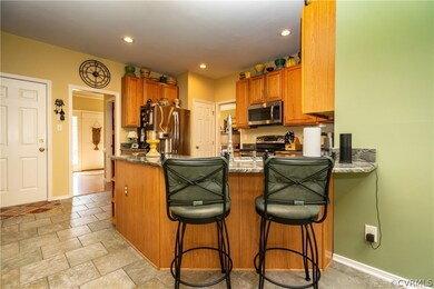 View of Kitchen from Eating Area