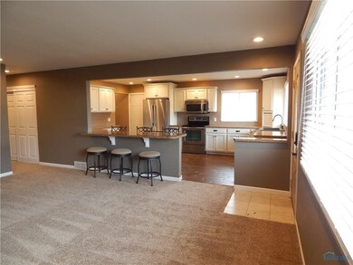 Living Room Open to Kitchen