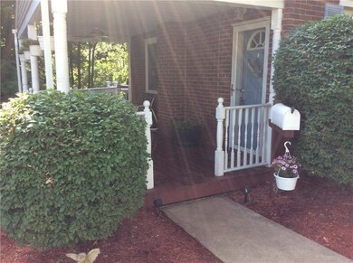 Covered porch entry/paddle fan