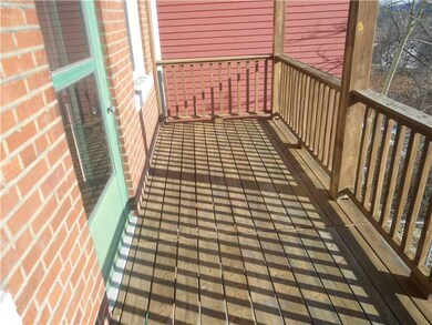 Patio/Deck. Deck off kitchen on first floor.