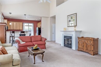 Open floor plan! Vaulted ceiling!