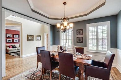 This is the view from the dining room towards the entry hall - the formal living room/study is on the other side of this room.