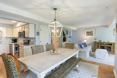 Open Living, Dining, and Kitchen