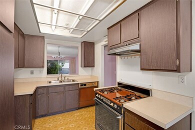 Kitchen also has space for table by the window