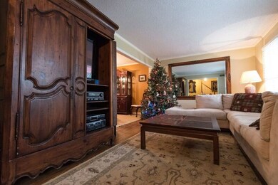 This home offers a formal living area along with a