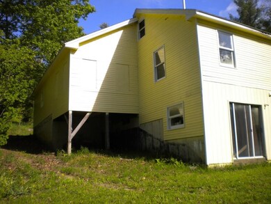 Rear of the house