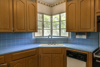 Kitchen View to Backyard