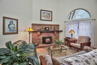 This Redlands home's classic brick surround firepl