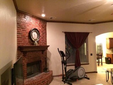 Living Room. Wood burning fireplace