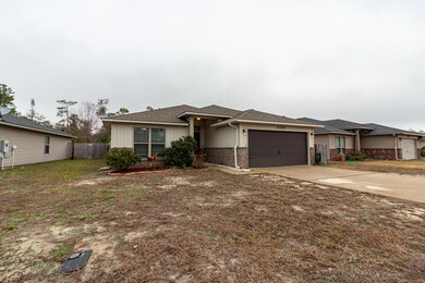 Front side view and yard