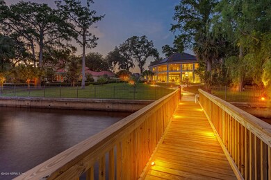 Dock towards house at Twilight