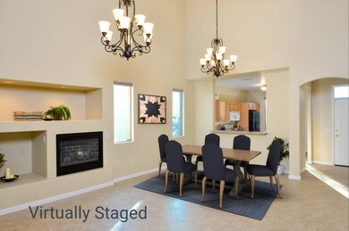 Virtually Staged Dining Area