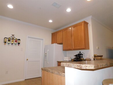 Side by side Refrigerator and plenty of cabinet sp