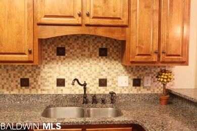 New custom backsplash contrasts beautifully with t