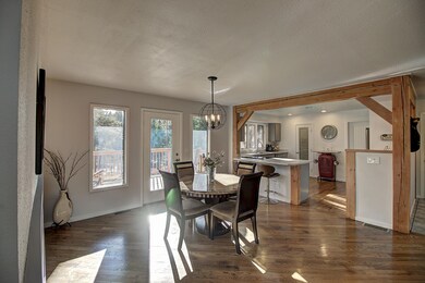 Dining Area into Kitchen