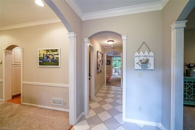 Step inside this home and be greeting by lovely ar