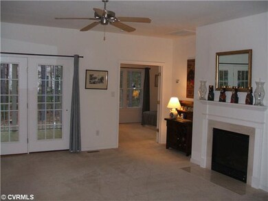 Den/Family/Great Room - Family room with gas log f