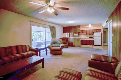 Family room open to kitchen
