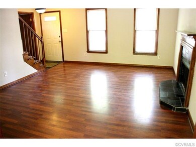 Main Living area has woodburning fireplace