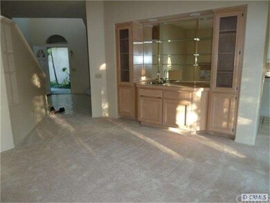 Living room wet bar