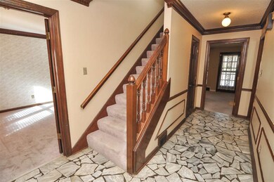 Half Bath Off Entry Hall