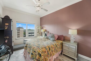 Primary suite comfortably fits a queen and could a