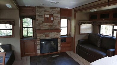 living area with 2 pull out couches and