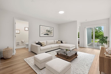 Living Room, virtually staged