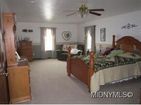 Spacious master suite