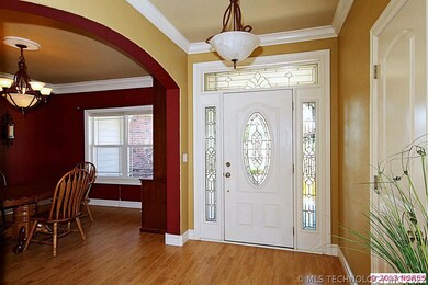 Front entry is open and inviting.