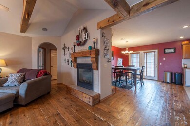 living and dining area