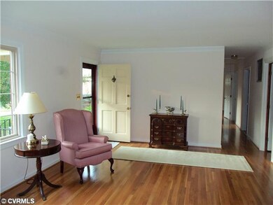 Living Room - Newly refinished floors and freshly 