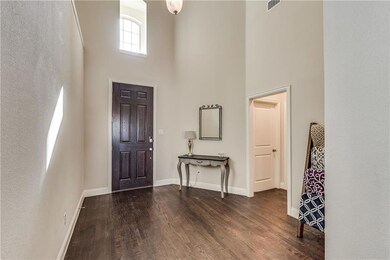 Step into your vaulted entryway