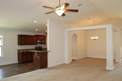 Looking toward Dining and Kitchen