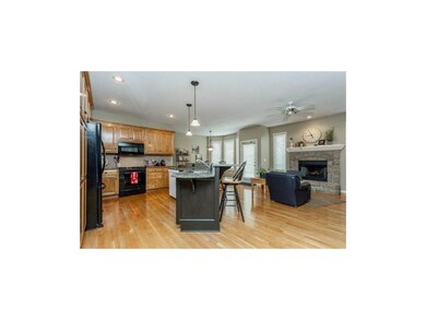 Kitchen and Hearth Room