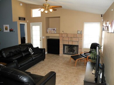 Living Room w/Vaulted Ceiling