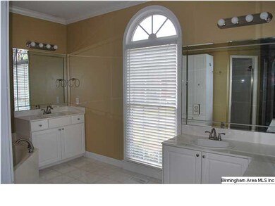 Master Bath with separate vanities, water closet, 