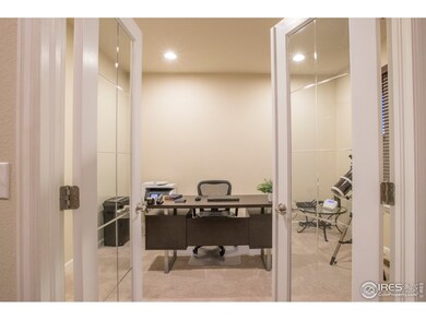 Office with French Doors