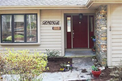 Entrance with Stone Walk and Wall