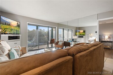 Large living space can accommodate a sectional sof