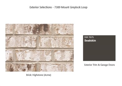 Exterior Selections  7389 Mount Greylock Loop
