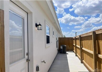 View of home's exterior featuring central air condition unit