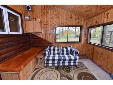 Front porch with tongue & groove wood walls!