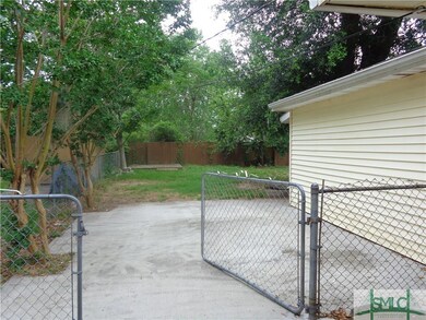 Gate going into backyard