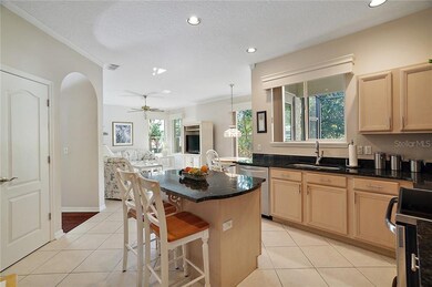 Kitchen pantry is on the left.  The opening to the