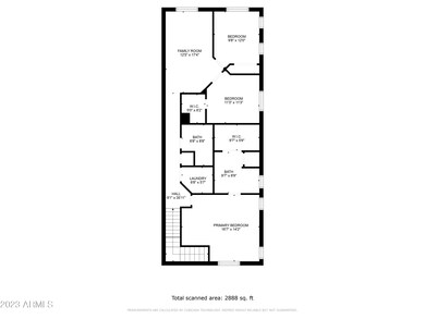 05 Second Floor with Estimated Dimension
