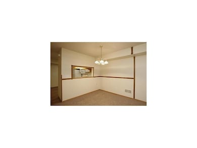 Dining Area. Dining area with pass through from ki
